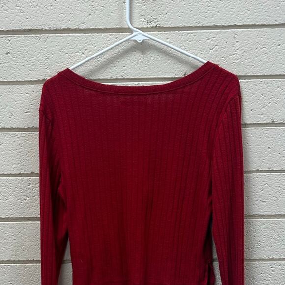 Abercrombie & Fitch Long Sleeve Red Top size M - Picture 5 of 9